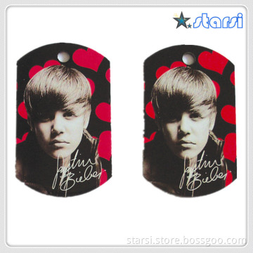Custom Cheap Printing Stainless Steel Metal Dog Tag Std02